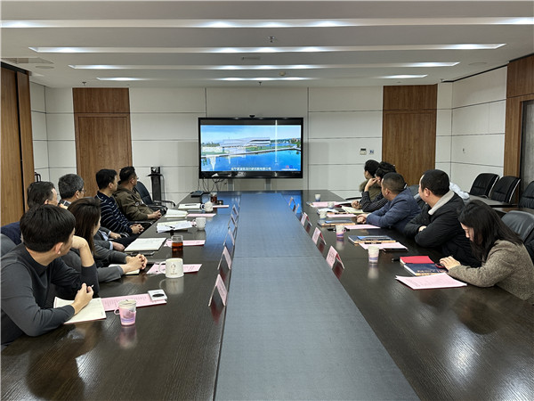 眉山環(huán)天建設工程集團有限公司余光付總經(jīng)理一行來我院考察交流